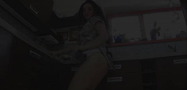  Girl Wedgie Dance in the Kitchen Upskirts